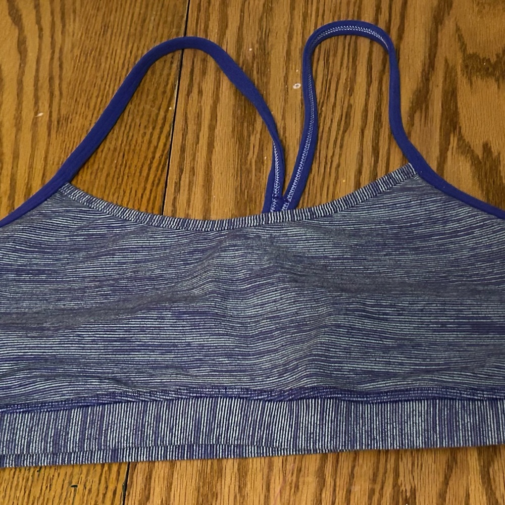 Lululemon Striped Sports Bra
